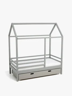 Minitude Nordic Jax Husseng 70x140 & BabyMatex Madras Carpathia + Sengeskuffe, Grå