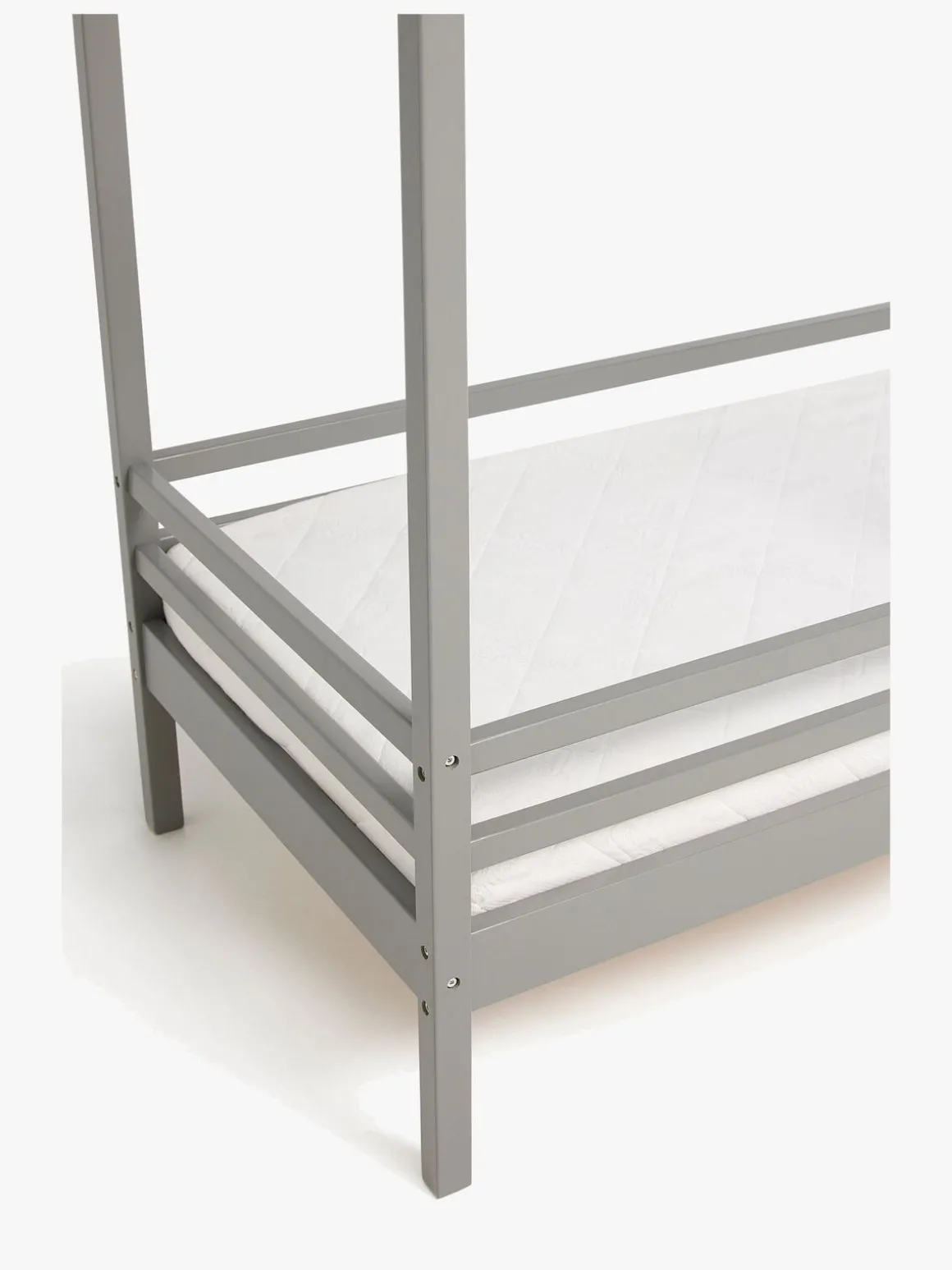 Minitude Nordic JAX Juniorseng m. Madras 70x140, Grå