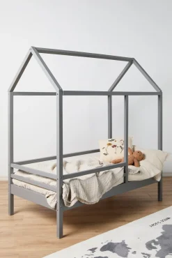 Minitude Nordic Jax Juniorseng 70x140 inkl. Sengeskuffe, Grå