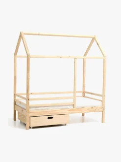 Minitude Nordic Juniorseng 70x140 Jax Inkl. Madras Softi & Skuffe, Natur