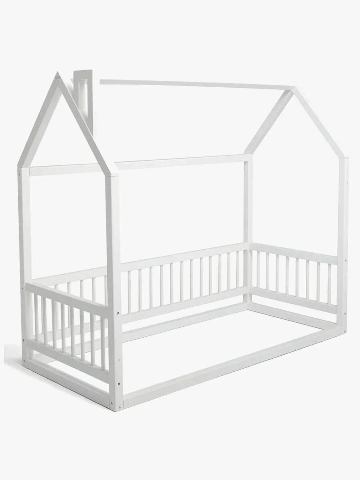 Minitude Nordic Mason Husseng 70x160 + Sengehimmel, Hvid