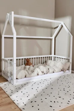 Minitude Nordic Mason Husseng 70x160 + Sengehimmel, Hvid