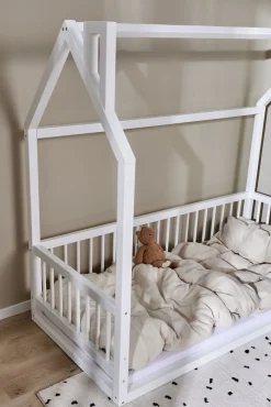 Minitude Nordic MASON Junior-/Montessori-seng 70x160, Hvid