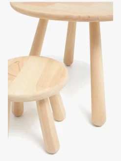 Minitude Nordic Rundt Bord & Runde Skamler, Natur