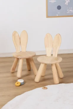 Minitude Stol Kanin 2-pak, Natur