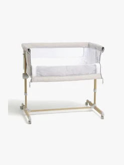 Moweo ELLIS Bedside Crib, Lysegrå