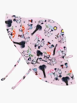 Mumitroldene UV-Sæt Badeble og Solhat, Pink