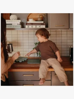 Mushie Fryseform til Babymad, Cambridge Blue