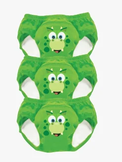 My Carry Potty Dinosaur Pottetræningsbukser 3-pak, Grøn