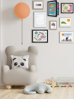 My Little DaVinci Oplukkelig Ramme A3, 50 Ark, Black