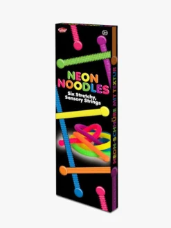 Neon Rainbow Fidget Nudler, 6-pak