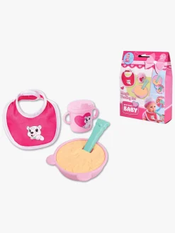 New Born Baby Dukketilbehør Magisk Spisesæt