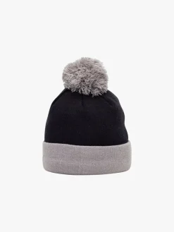 New Era Sm Cuff Pom Knit Newera, Navy Gray