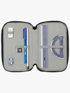 Ninja Turtles Tredelt Penalhus, Grå/Sort