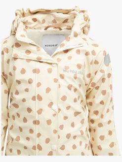 Nordbjørn Asperö Foret Regnsæt, Dots Beige
