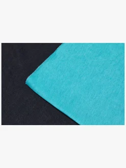 Nordbjørn Bjørli Halsedisse 2-pak, Black/Aqua Sea