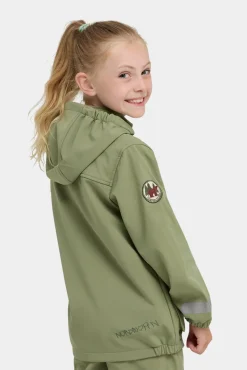 Nordbjörn Brokvarn Softshelljakke, Grøn