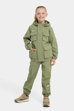 Nordbjörn Brokvarn Softshelljakke, Grøn