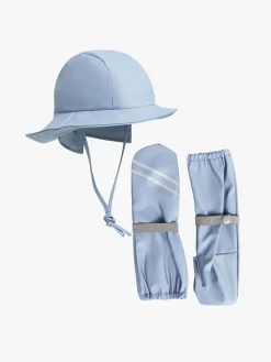 Nordbjørn Båtlandet Regnhat og Regnvanter, Blå