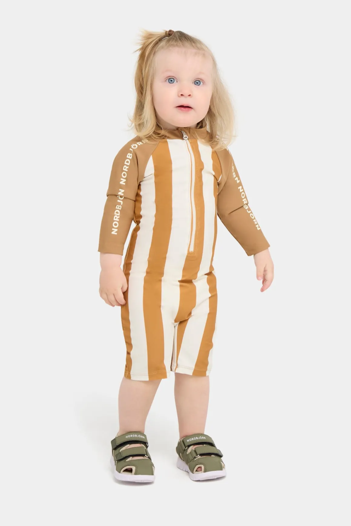 Nordbjörn Hönö UV-Dragt, Brown Stripe