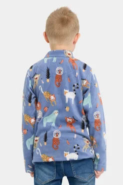 Nordbjørn Malö Fleecetrøje, Monkey Buisness Country Blue