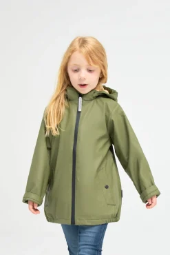 Nordbjørn Marstrand Foret Regnjakke, Olive Green