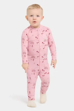 Nordbjørn Moritz Termoundertøj Heldragt Bamboo, Pink Iceberg