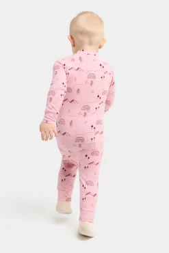 Nordbjørn Moritz Termoundertøj Heldragt Bamboo, Pink Iceberg