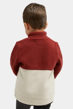 Nordbjörn Rydal Fleecetrøje, Madder Brown/Rose Dawn/Oatmeal