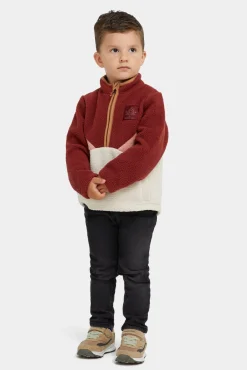 Nordbjörn Rydal Fleecetrøje, Madder Brown/Rose Dawn/Oatmeal