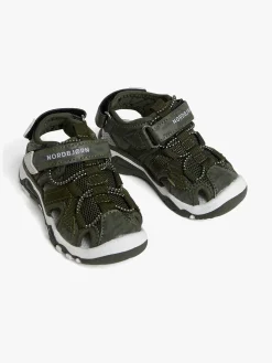 Nordbjørn Safari Blinkesandaler, Green Khaki