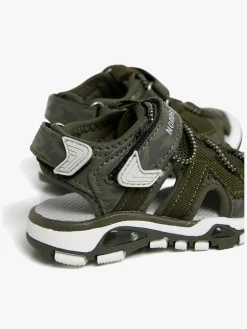 Nordbjørn Safari Blinkesandaler, Green Khaki