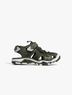 Nordbjørn Safari Blinkesandaler, Green Khaki