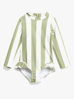 Nordbjörn Sandsjön UV-Badedragt, Green Stripe