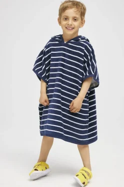 Nordbjørn Skrea Badeponcho, Navy Stripe