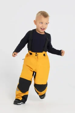 Nordbjørn Snowfall Skibukser, Sunflower/Solid Black