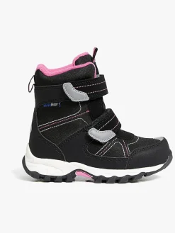 Nordbjörn Snowfall Vinterstøvler, Black/Strawberry