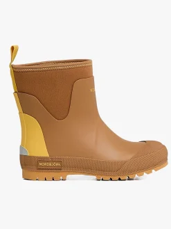 Nordbjörn Viskan Forede Gummistøvler, Tobacco Brown/York Yellow