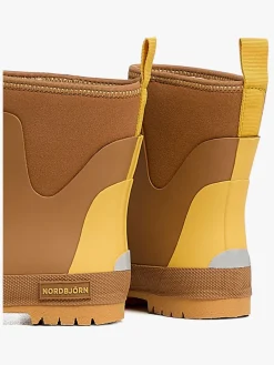 Nordbjörn Viskan  Forede Gummistøvler, Tobacco Brown/York Yellow