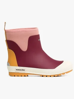 Nordbjörn Viskan Forede Gummistøvler, Madder Brown/Rose Dawn/Inca Gold