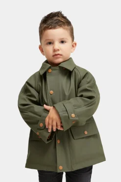 Nordbjörn Viskan Foret Regnjakke, Grøn