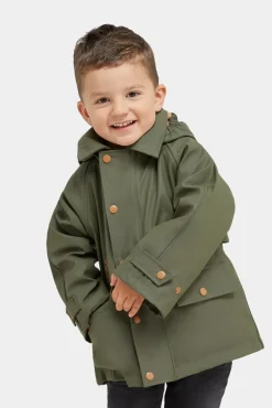 Nordbjörn Viskan Foret Regnjakke, Grøn