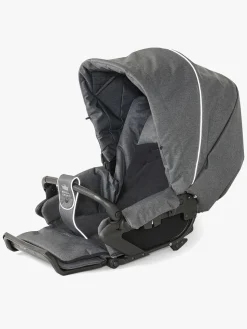 Nordic Crown Promenad Tekstilsæt Klapvognsdel, Mørkegrå Melange