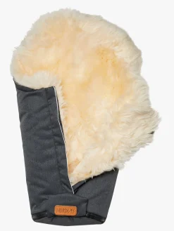 Nordlys Idun Mini Lammeskindskørepose, Grey/Natural