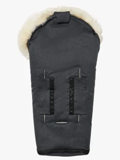 Nordlys Idun Mini Lammeskindskørepose, Grey/Natural