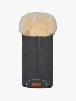 Nordlys Saga Lammeskindskørepose, Grå/Natur