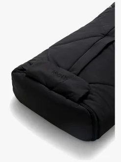 Nordlys Thyra Lammeskindskørepose, Sort/Hvid