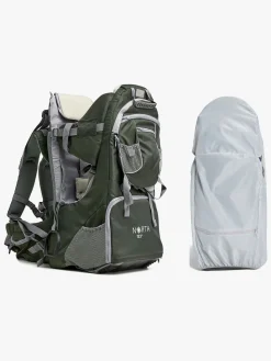 North 13.5 Adventure Plus Bærestol inkl Regnslag, Forest Green