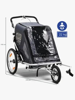 North 13.5 Speeder 2 Cykelanhænger, Grey