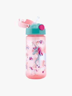 Nuby Soft Straw Push Drikkedunk Enhjørning 540 ml, Pink